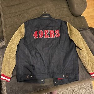 Men’s Levi Strauss & Co. San Francisco 49ers Jean Jacket Size XL